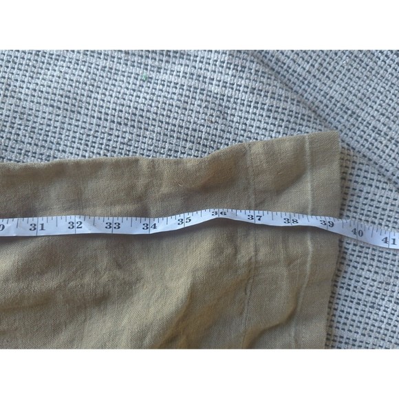 VTG Polo By Ralph Lauren Men’s Linen Flax BrownCASUAL DRESS PANTS TROUSERS 36/30 - Picture 13 of 15